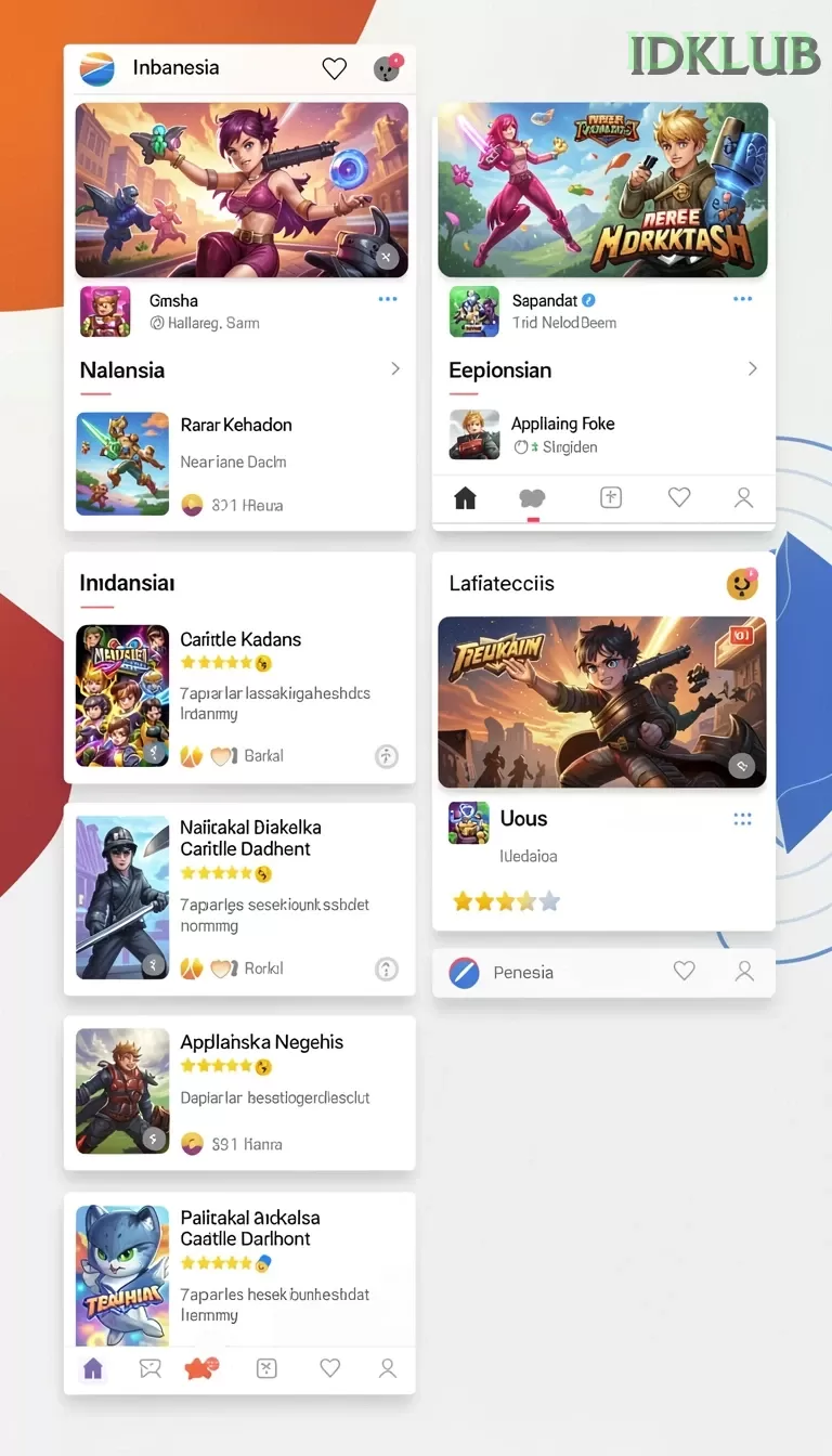 Cuplikan layar MARIMA77 — menu navigasi