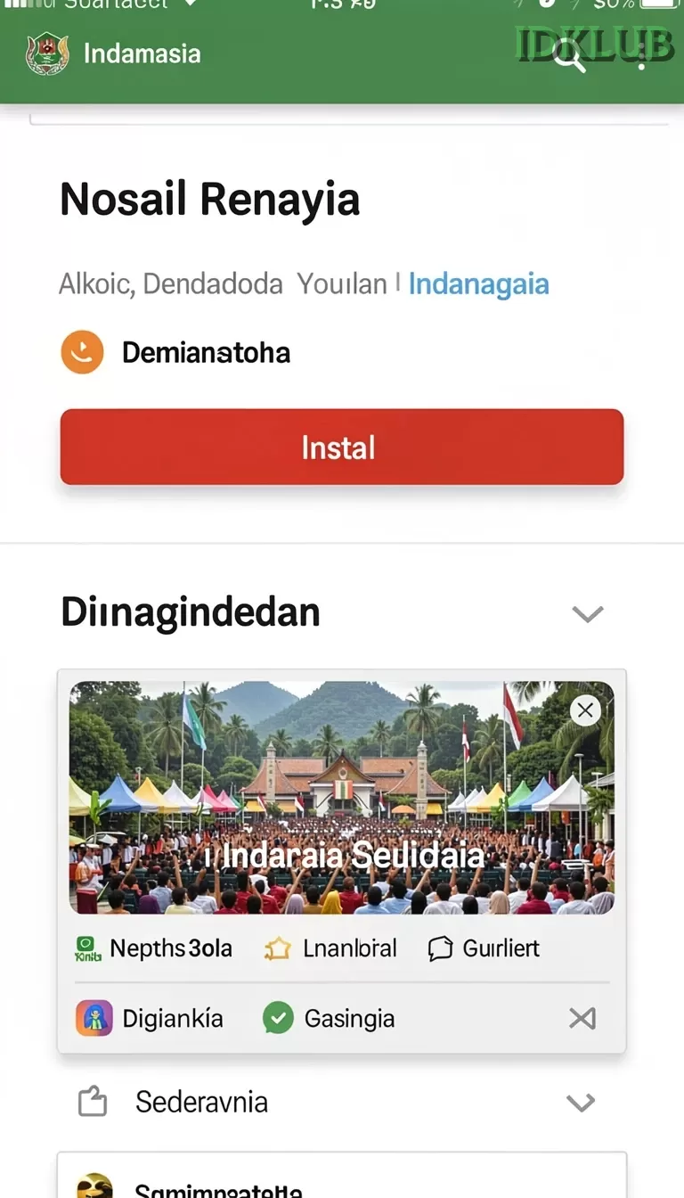 Cuplikan layar OKJK — aktivitas